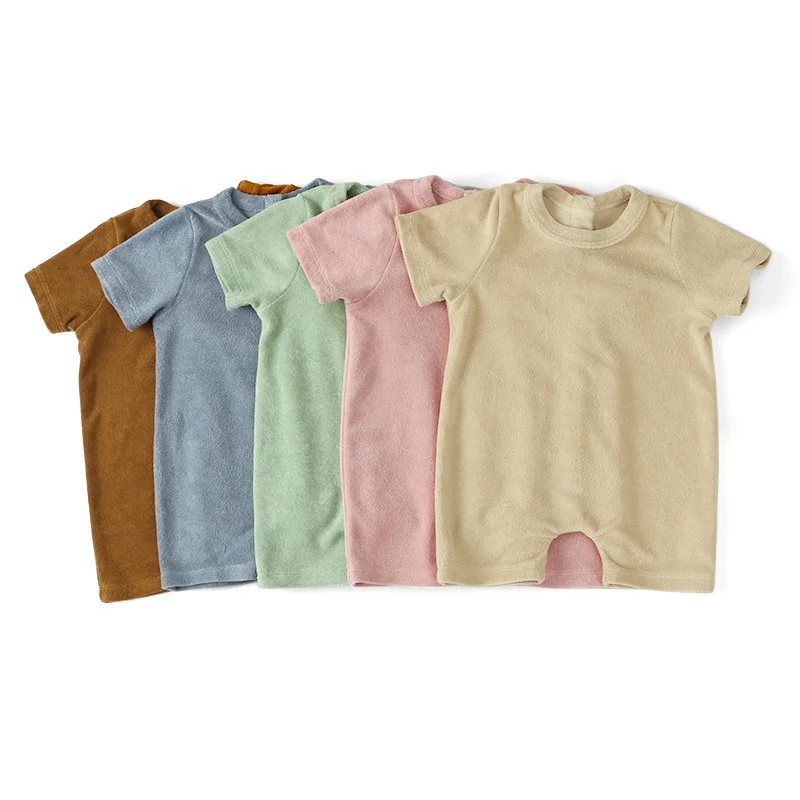 Comfort Solid Color Short-Sleeved Newborn Toddler Girls and Boy Short Baby Clothes Terry Rompers Cotton Jumpsuit, Picture
Comfort Solid Color Short-Sleeved Newborn Toddler Girls and Boy Short Baby Clothes Terry Rompers Cotton Jumpsuit, Picture