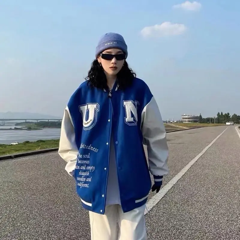 Korean New Fashion Brand Women's Letter Loose Baseball Motorcycle Jacket Casual Women's Baseball Uniform
Korean New Fashion Brand Women's Letter Loose Baseball Motorcycle Jacket Casual Women's Baseball Uniform