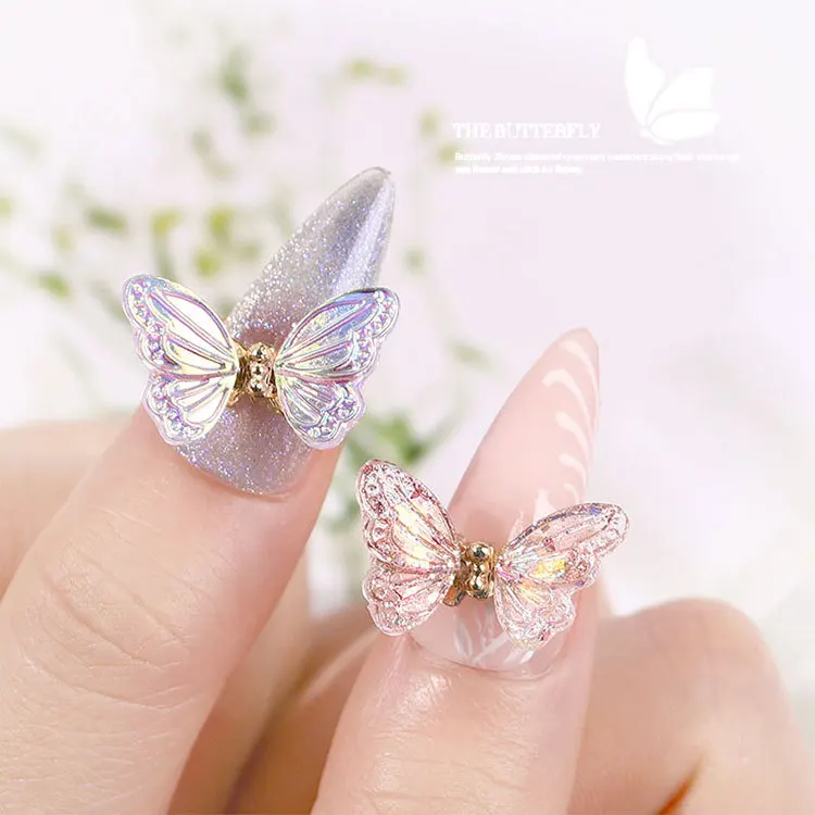 2021 INS Nail Charms Aurora Crystal Flitter Flutter Butterflies Nail Art Accessories Manicure Zircon 3D Butterfly Nail Charms
2021 INS Nail Charms Aurora Crystal Flitter Flutter Butterflies Nail Art Accessories Manicure Zircon 3D Butterfly Nail Charms