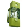 Customized panoramic glass elevator lift high quality green outside elevator