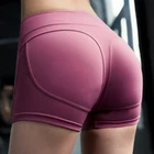 Hot custom sexy sports yoga short pants scrunch butt fitness shorts womens