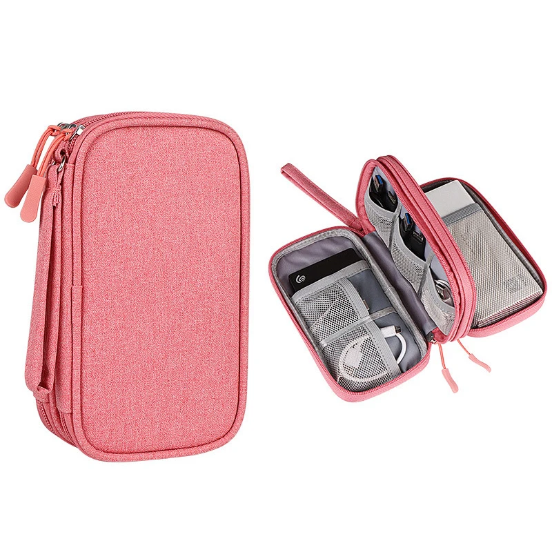 Multifunctional Travel Digital Cable Storage Bag Lightweight Waterproof Travel Electronic Accessories Organizer Pouch, Customized color
Multifunctional Travel Digital Cable Storage Bag Lightweight Waterproof Travel Electronic Accessories Organizer Pouch, Customized color