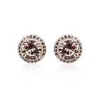 Charare luxury zircon circle stud earrings for women 2020