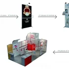 Trade Show Booth Display Booth Wholesale Easy Assemble Modular Display 4x3m Unique Trade Show Booth