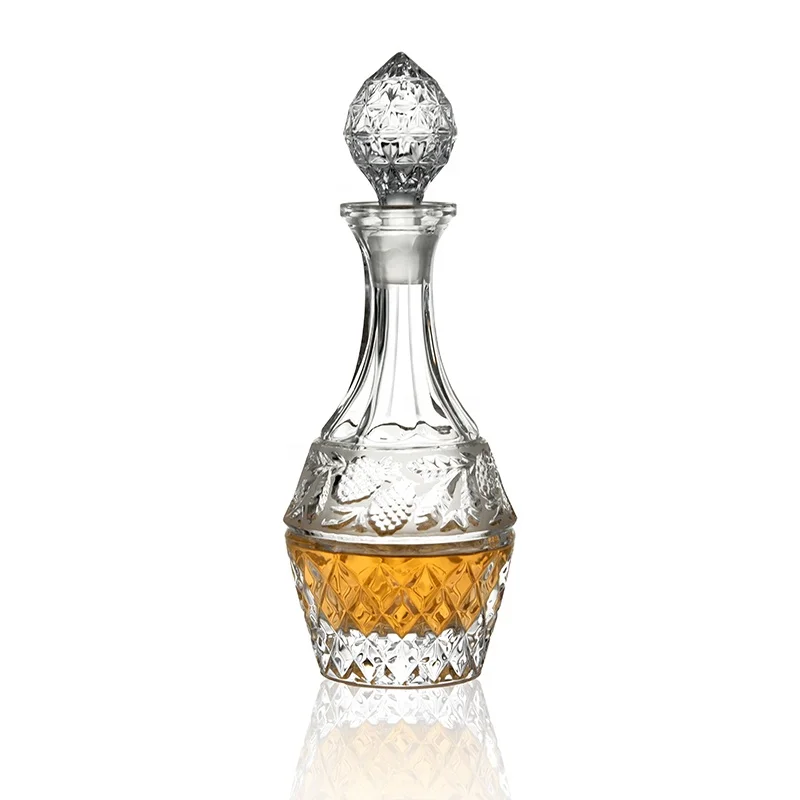 High quality drinking ware N1 crystal clear glass whiskey decanter wine bottle for sale, Clear transparent 
High quality drinking ware N1 crystal clear glass whiskey decanter wine bottle for sale, Clear transparent