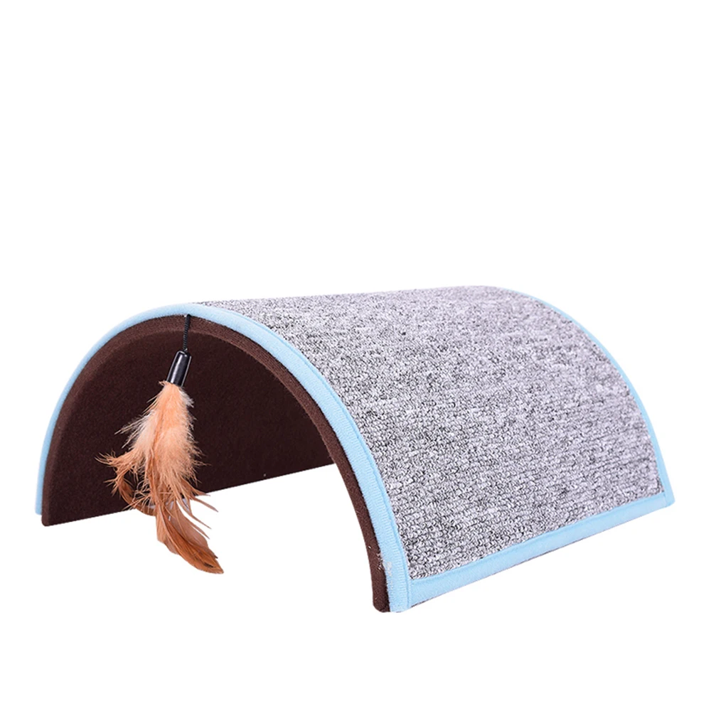 Pet toy creative tunnel house with feather funny cat toy spot carpet plush arch scratcher, Picture
Pet toy creative tunnel house with feather funny cat toy spot carpet plush arch scratcher, Picture