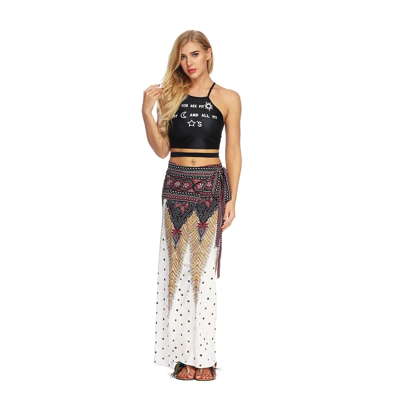 2021 new arrivals Digital printed personality lace up beach one step skirt slim and slim long skirt
2021 new arrivals Digital printed personality lace up beach one step skirt slim and slim long skirt