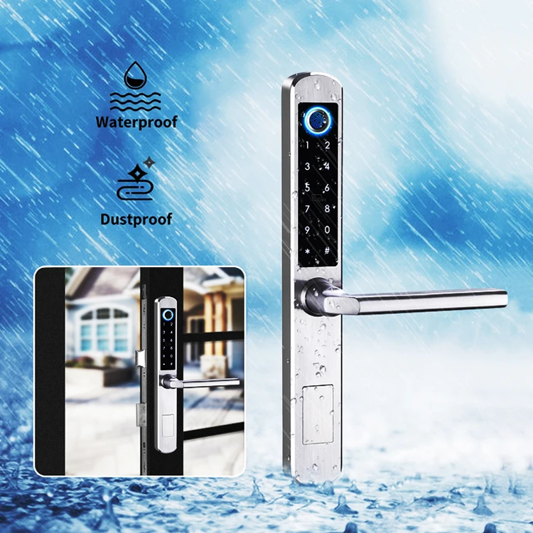 Outdoor Waterproof Safety Gate Door Smart Fingerprint Lock for Aluminum Glass Door
Outdoor Waterproof Safety Gate Door Smart Fingerprint Lock for Aluminum Glass Door
