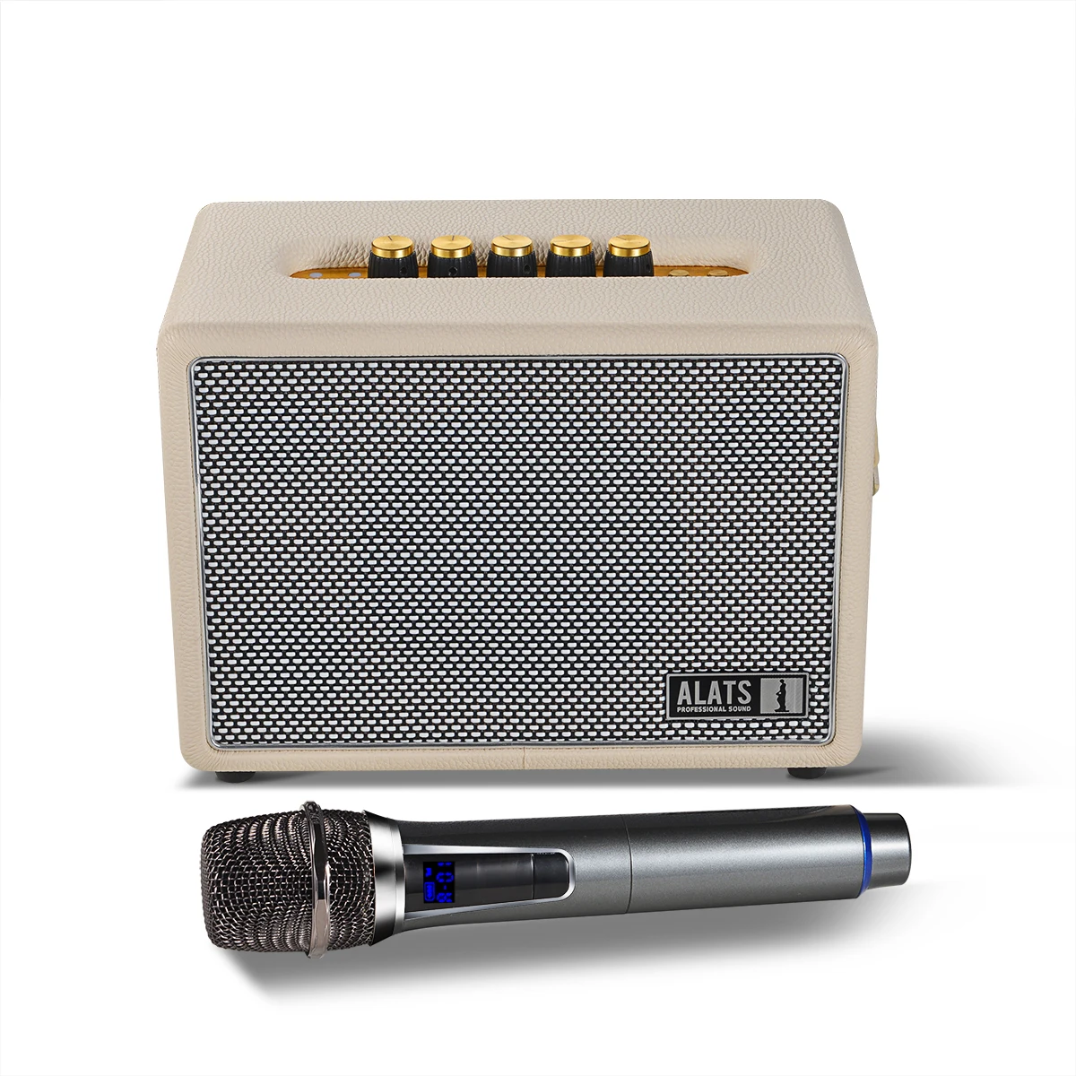 Alats Dropship BT5.0 Wireless Microphone Retro Karaoke Speaker Party Outdoor Portable Wireless Karaoke Speaker
Alats Dropship BT5.0 Wireless Microphone Retro Karaoke Speaker Party Outdoor Portable Wireless Karaoke Speaker