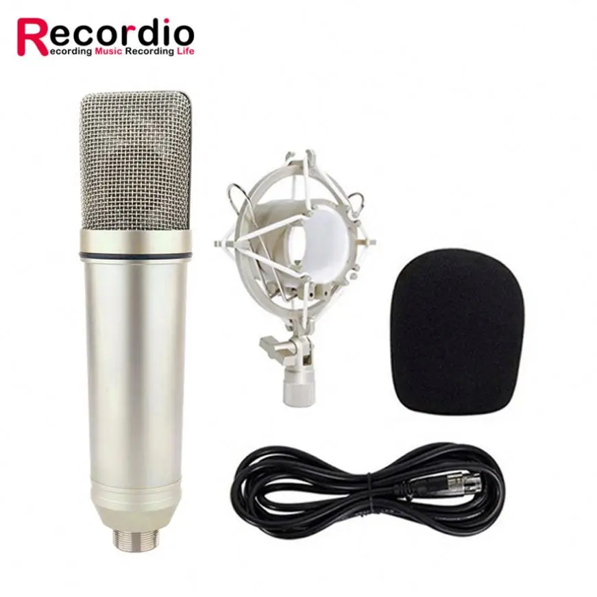 GAM-U87 Hot Selling Wired Microphone Drum Microphone With High Quality, Champagne/ black
GAM-U87 Hot Selling Wired Microphone Drum Microphone With High Quality, Champagne/ black
