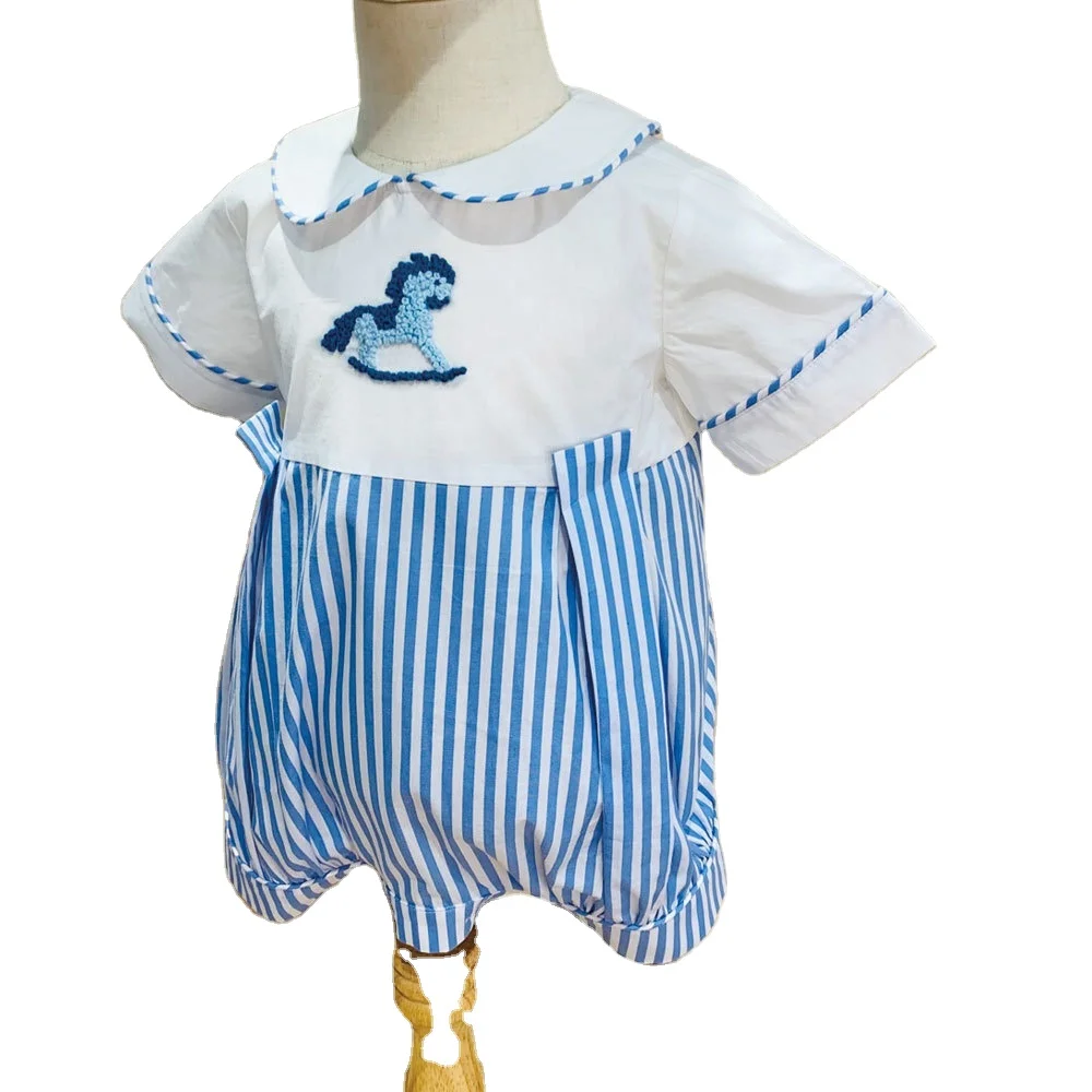 European and American children's spring and summer 2021 hot new baby suit baby crawling suit baby embroidered jumpsuit
European and American children's spring and summer 2021 hot new baby suit baby crawling suit baby embroidered jumpsuit