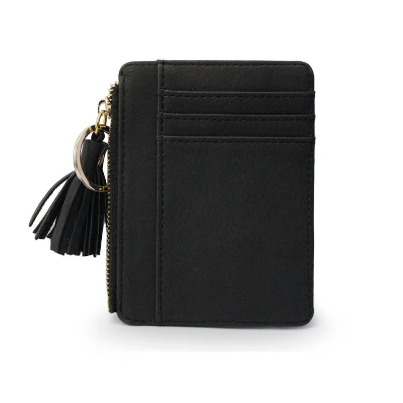 New Style Ladies Simple Compact Fashionable Tassel Pendant Girl PU Multifunctional Small Card Bag Coin Purse
New Style Ladies Simple Compact Fashionable Tassel Pendant Girl PU Multifunctional Small Card Bag Coin Purse