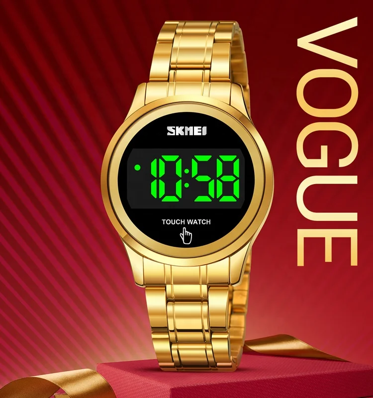 SKMEI 1737 gold 3atm waterproof touch screen watch high quality mens best digital watch
SKMEI 1737 gold 3atm waterproof touch screen watch high quality mens best digital watch
