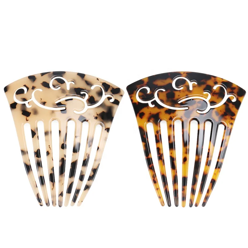 Turtle Color Teeth Hair Comb Professional Acetate Hair Accessories Big Size Inserting Comb for Thick Hair, Dark turtle,light turtle
Turtle Color Teeth Hair Comb Professional Acetate Hair Accessories Big Size Inserting Comb for Thick Hair, Dark turtle,light turtle