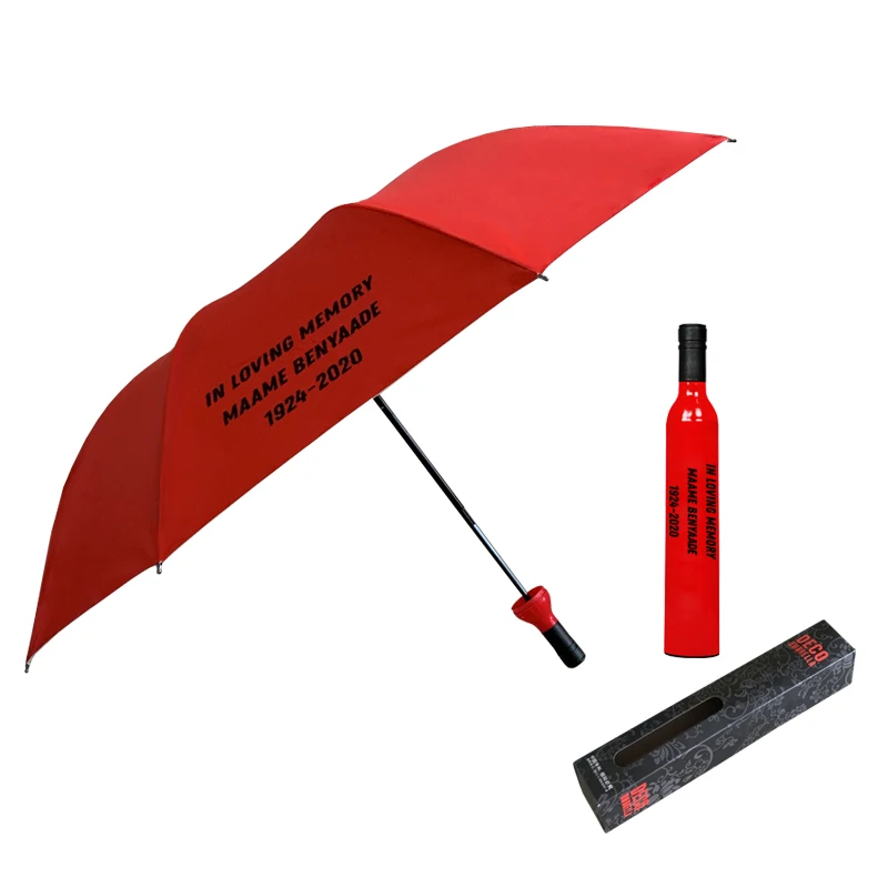Bottle shape umbrella with custom logo Bottle umbrella manufacturer direct can print advertisement, Customized color
Bottle shape umbrella with custom logo Bottle umbrella manufacturer direct can print advertisement, Customized color