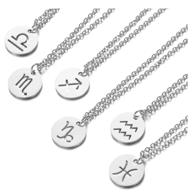 Custom Astrology Jewelry Stainless Steel 12 sign Zodiac Necklace pendant charm,Horoscope bracelet earring necklace set DIY
Custom Astrology Jewelry Stainless Steel 12 sign Zodiac Necklace pendant charm,Horoscope bracelet earring necklace set DIY