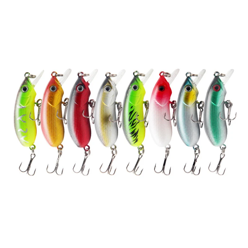 50cc Colorful Luminous Five Color Set 5.3cm 7.8g Alice simulation White Striped Luya Bait, 8 colors
50cc Colorful Luminous Five Color Set 5.3cm 7.8g Alice simulation White Striped Luya Bait, 8 colors