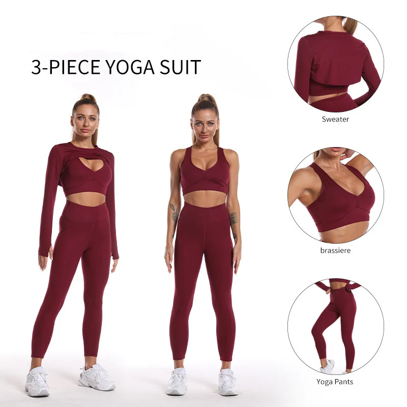 3 Piece Yoga Set Fitness Anti Gym Suits High Waist Leggings Push Up Tank Bra Sports Hoodie Set Tracksuit
3 Piece Yoga Set Fitness Anti Gym Suits High Waist Leggings Push Up Tank Bra Sports Hoodie Set Tracksuit