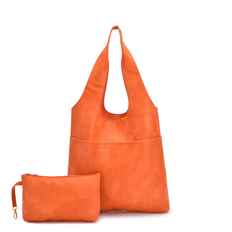 Hot Sale set bag Women's Pockets Single shoulder Bag Retro Large Capacity Pu Oil Wax Leather Tote Bags, Orange
Hot Sale set bag Women's Pockets Single shoulder Bag Retro Large Capacity Pu Oil Wax Leather Tote Bags, Orange