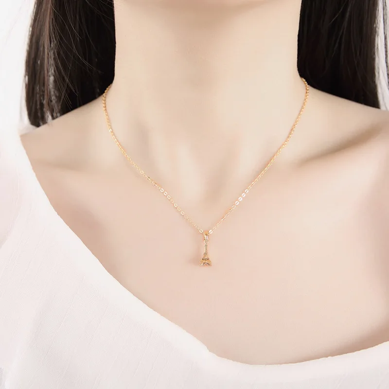 Paris tower classic necklace cross-border foreign trade 18K gold collar chain women's instant pass vintage collar
Paris tower classic necklace cross-border foreign trade 18K gold collar chain women's instant pass vintage collar
