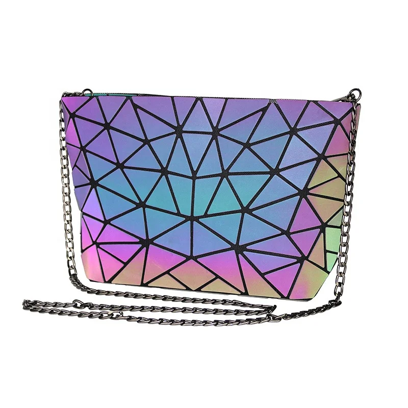 High Quality Designer Geometric Reflective Purse Crossbody Holographic Bag For Women, 12 patterns luminous
High Quality Designer Geometric Reflective Purse Crossbody Holographic Bag For Women, 12 patterns luminous