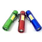 Hot Colorful LED Light Mini 50lm SMD Still&Flashing Power Flashlight Torch Keychain Flashlight