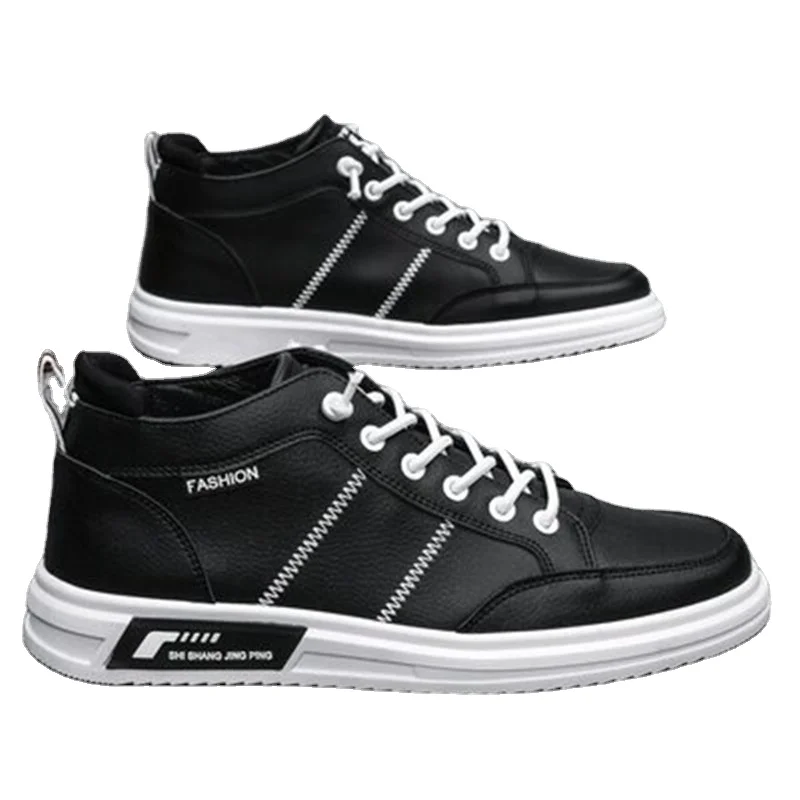 Leather Panel Shoes Leather Shoes Sneakers Korean Fashion Net Cloth Sneakers Mens, Picture color
Leather Panel Shoes Leather Shoes Sneakers Korean Fashion Net Cloth Sneakers Mens, Picture color