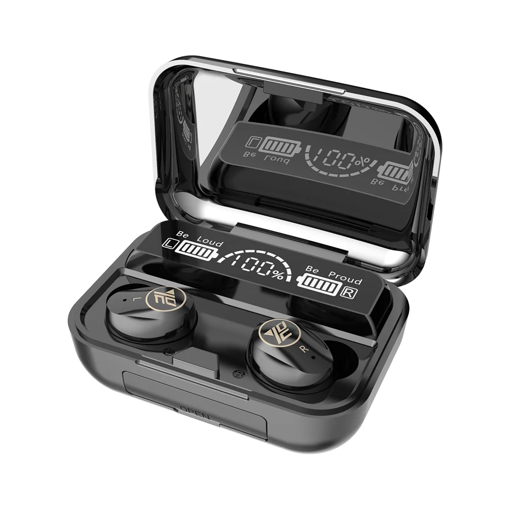 Waterproof M16 Large Led Screen TWS BT 5.1 Earphone with 2000mah Charger Box Support Power Bank Function Earbuds
Waterproof M16 Large Led Screen TWS BT 5.1 Earphone with 2000mah Charger Box Support Power Bank Function Earbuds