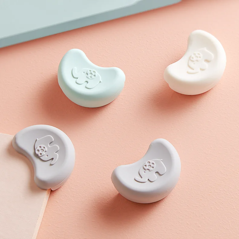 KUB cute soft table corner protector for children toddler silicone baby corner protector, Green, beige, grey
KUB cute soft table corner protector for children toddler silicone baby corner protector, Green, beige, grey