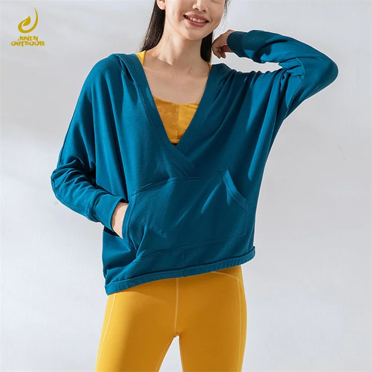 2021 Autumn Gym Casual Women'S pullover Designer Hoodie women fitness v neck oversized plus size hoodies, Customized color
2021 Autumn Gym Casual Women'S pullover Designer Hoodie women fitness v neck oversized plus size hoodies, Customized color