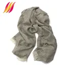 Custom Logo Printed Mens Women 100% Cashmere Scarf Shawls Women