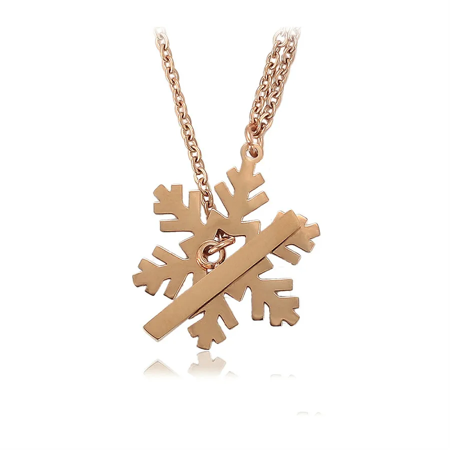 46570 Xuping Jewelry Fashion Simple Elegant Winter Snowflake Shape Stainless Steel Personalized Necklace
46570 Xuping Jewelry Fashion Simple Elegant Winter Snowflake Shape Stainless Steel Personalized Necklace