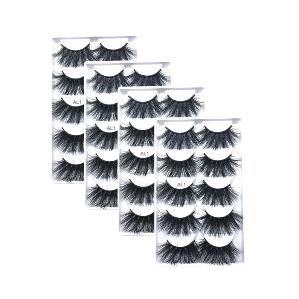 Private Label 5 Pairs 3D Mink Hair False Eyelashes Natural/Thick Long Eye Lashes Wispy Makeup Beauty Extension Tools, Black
Private Label 5 Pairs 3D Mink Hair False Eyelashes Natural/Thick Long Eye Lashes Wispy Makeup Beauty Extension Tools, Black