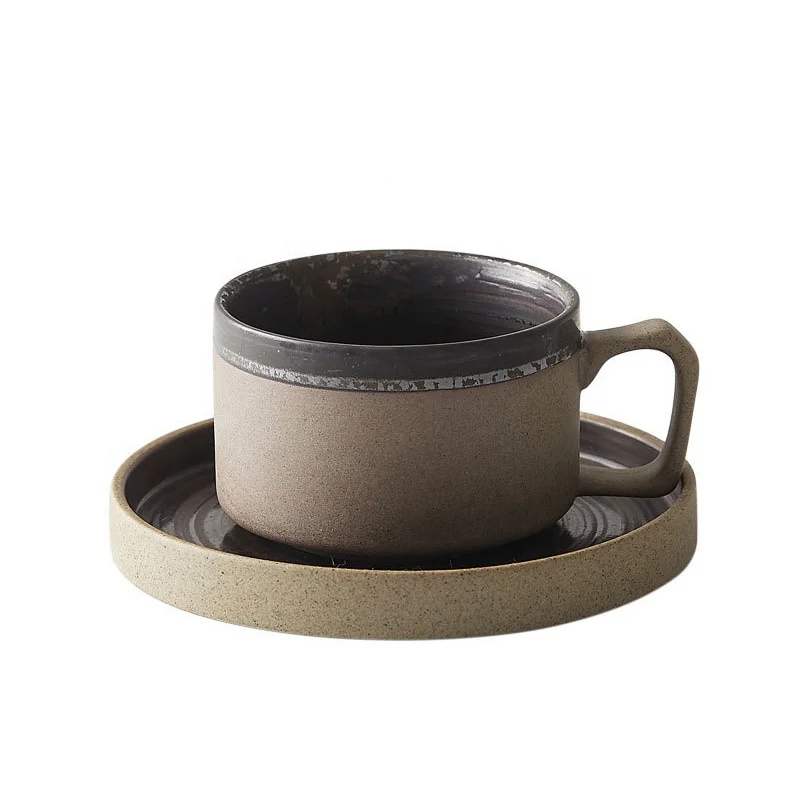 Japanese style antique design afternoon tea 250ml ceramic teacup pottery coffee mug cup with tray set
Japanese style antique design afternoon tea 250ml ceramic teacup pottery coffee mug cup with tray set