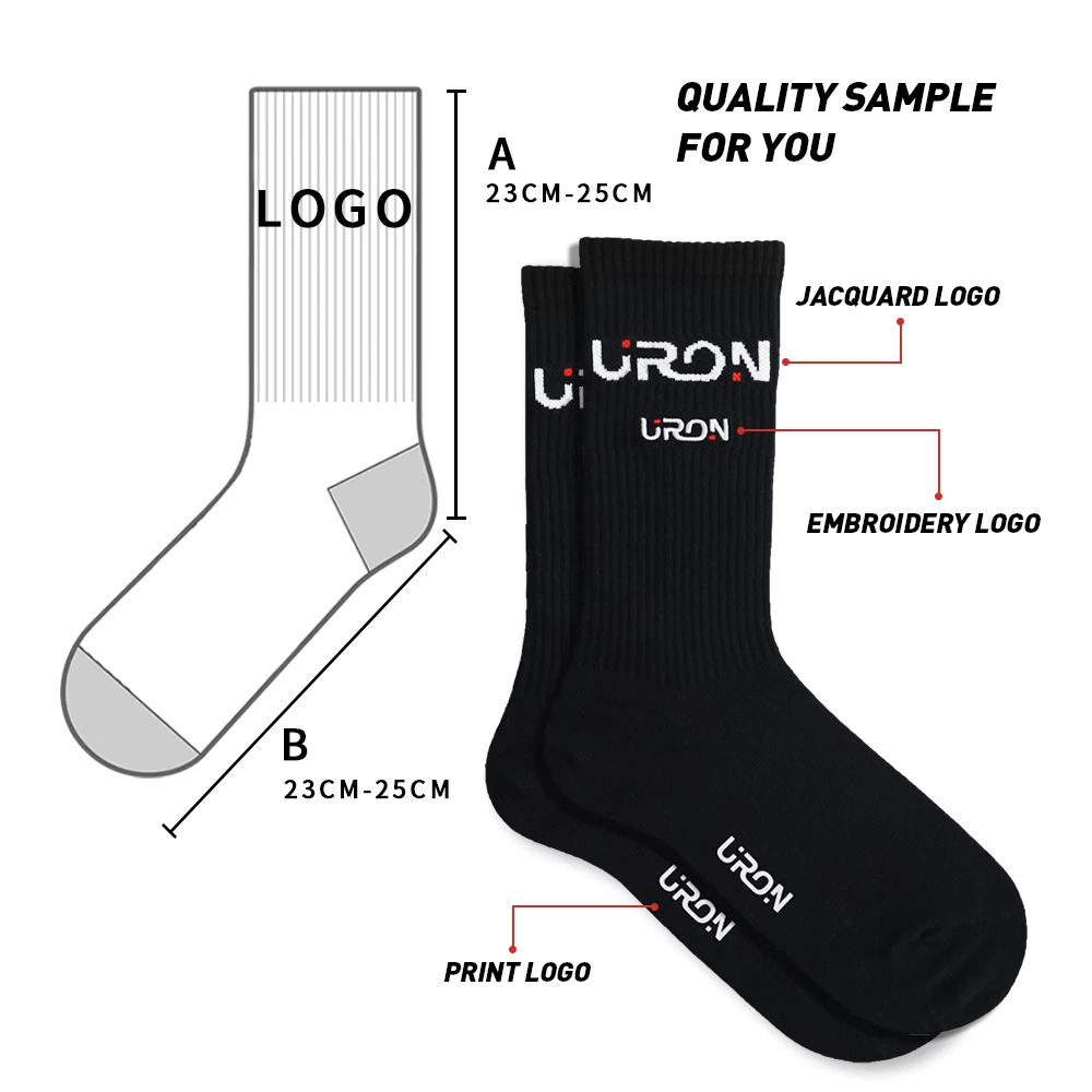 Uron 2021 high quality Custom Socks factory customize crew socks calcetines custom socks
Uron 2021 high quality Custom Socks factory customize crew socks calcetines custom socks