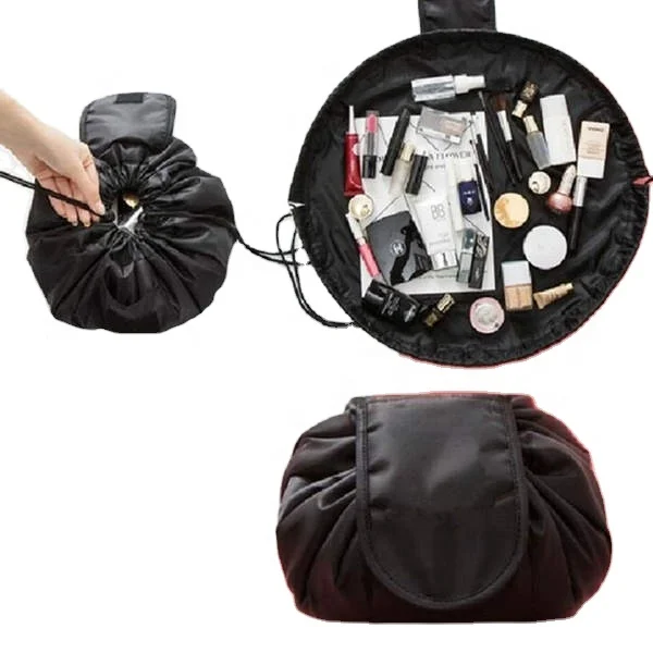 BSCI Factory High quality folded women lazy bag portable large magic travel pouch custom promo gifts drawstring make up bag, Customized color
BSCI Factory High quality folded women lazy bag portable large magic travel pouch custom promo gifts drawstring make up bag, Customized color