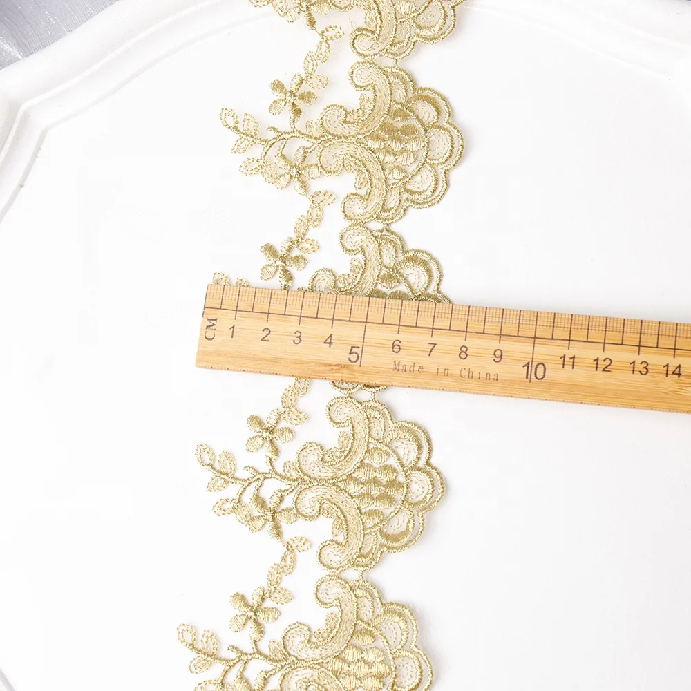 Wholesale Manufacturer High-Quality Hollow Embroidery Lace Trim Laces Gold Border Lace, Golden/black
Wholesale Manufacturer High-Quality Hollow Embroidery Lace Trim Laces Gold Border Lace, Golden/black