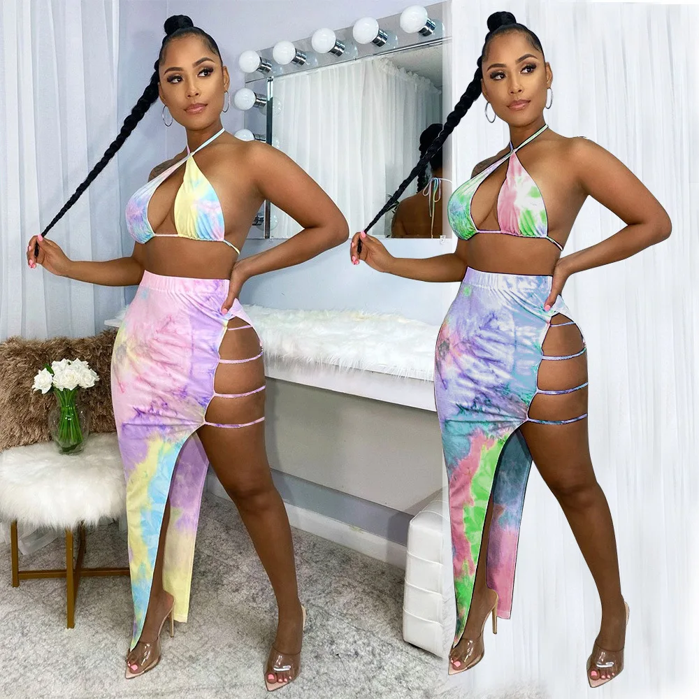 Yingchchao 2021 Fashion New Arrivals Hot Sexy Tie Dye 2 Color Plus Size Split Midi Bodycon Halter Bohemian Short Casual Dress
Yingchchao 2021 Fashion New Arrivals Hot Sexy Tie Dye 2 Color Plus Size Split Midi Bodycon Halter Bohemian Short Casual Dress