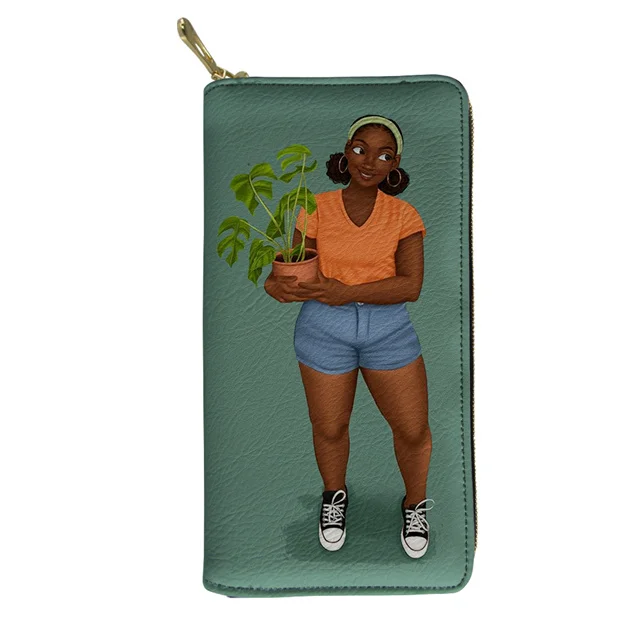 Wholesale Pu Leather Wallet Women Black Art Afro Girl Drink Juice Print Phone Wallet Ladies Girls Cute Long Slim Coin Purse, Customized/multicolors
Wholesale Pu Leather Wallet Women Black Art Afro Girl Drink Juice Print Phone Wallet Ladies Girls Cute Long Slim Coin Purse, Customized/multicolors