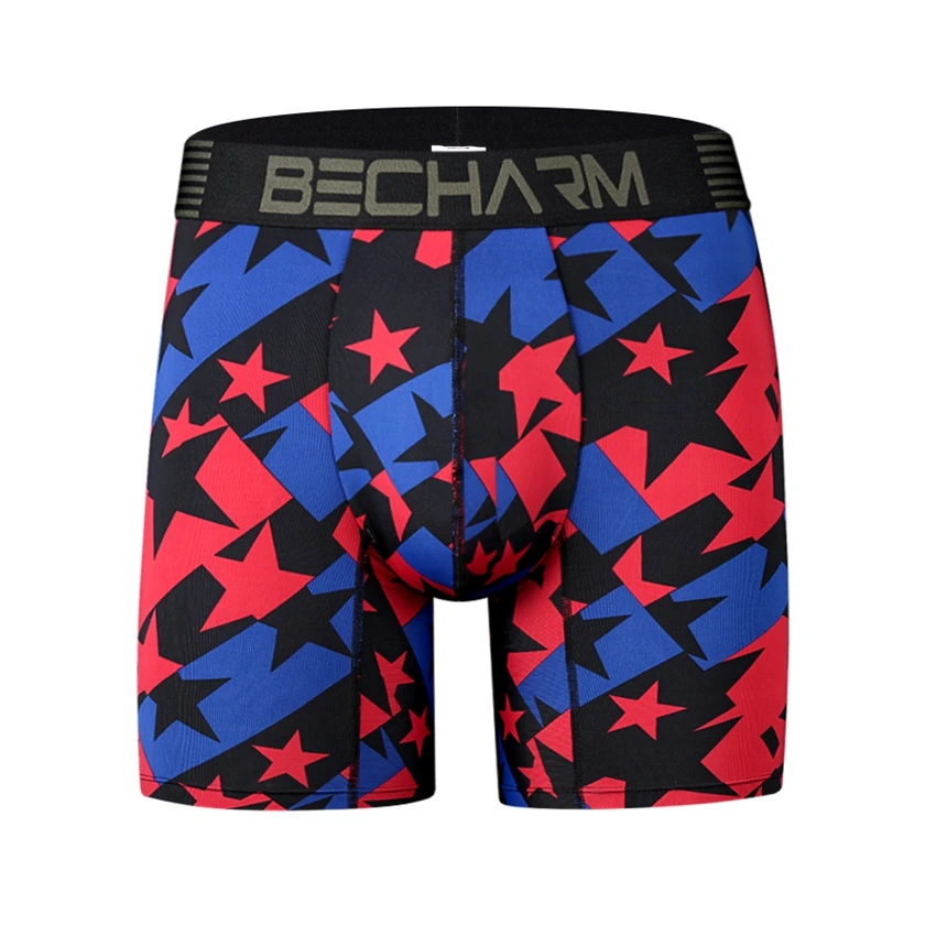 Custom high quality popular product men's elastic underwear men's boxer long, Red/blue
Custom high quality popular product men's elastic underwear men's boxer long, Red/blue