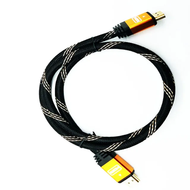 halee wholesale price gold plated copper 3m ps4 3D hdmi to hdmi cable with black color ccs wire - ANKUX.COM