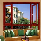 Design High Quality Casement Home Brown Windows Panel Window Aluminum And Louver House Aluminium Awning