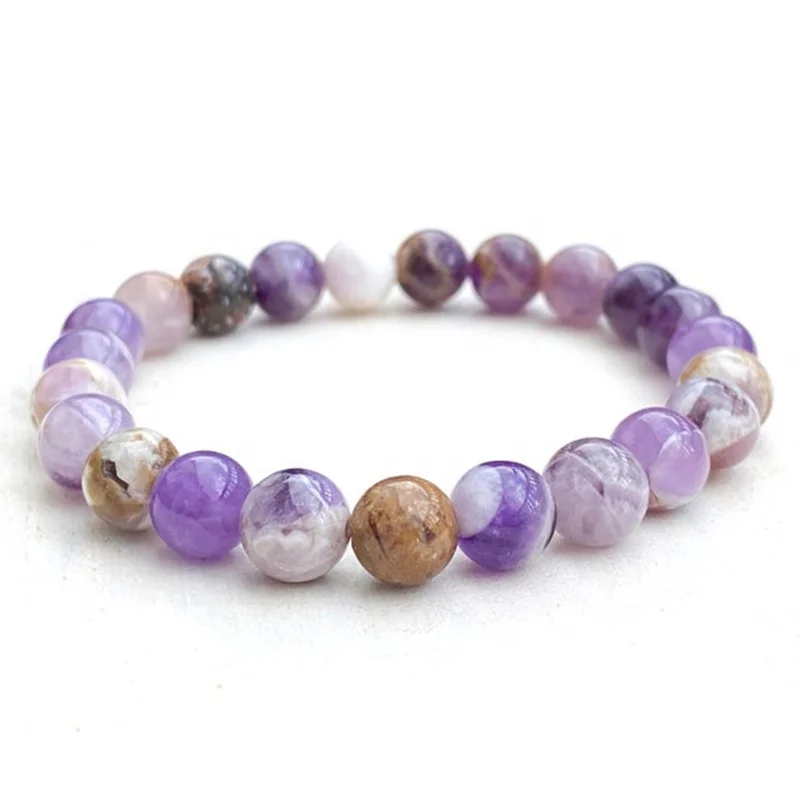 SN1851 Calms Fears And Lifts Spirits Stretch Bracelet Natural Healing Crystal FLOWER AMETHYST Bracelet For Women, As picture
SN1851 Calms Fears And Lifts Spirits Stretch Bracelet Natural Healing Crystal FLOWER AMETHYST Bracelet For Women, As picture
