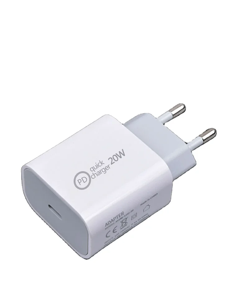 Original 18/20W PD Type C Quick Charge Fast Charger US Plug Single USB Port For iPhone US Plug Wall Charger
Original 18/20W PD Type C Quick Charge Fast Charger US Plug Single USB Port For iPhone US Plug Wall Charger