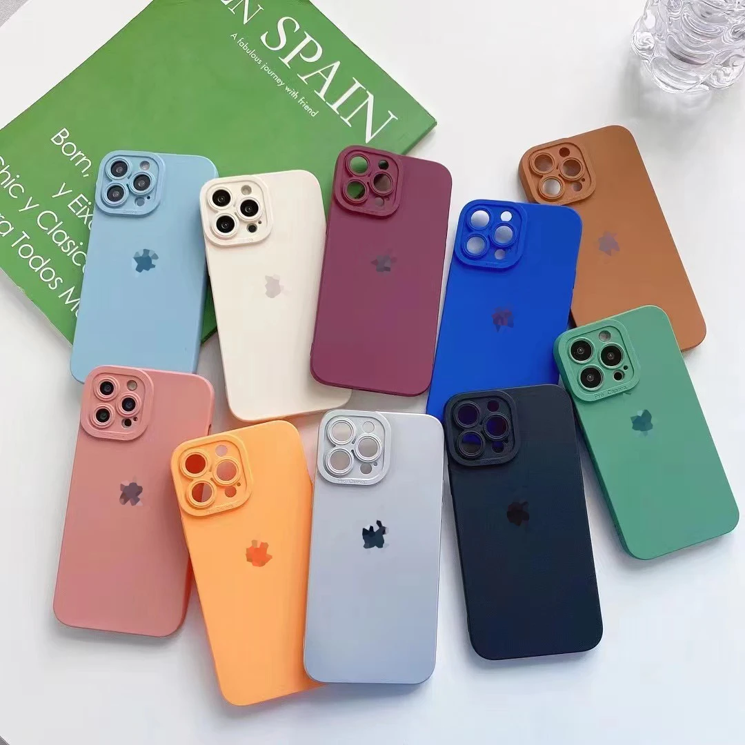 Brand tpu soft cell Phone Case with logo For iPhone 13 Pro Max 12 11 X XR XS 7 8 Plus Silicone mobile back Cover Coque, Multi colors
Brand tpu soft cell Phone Case with logo For iPhone 13 Pro Max 12 11 X XR XS 7 8 Plus Silicone mobile back Cover Coque, Multi colors