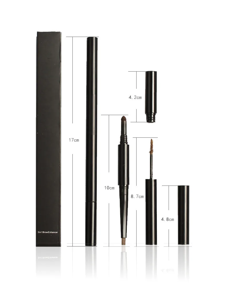 Hot sale high quality makeup eyebrow 3 in 1 eyebrow pen long lasting eyebrow pencil Pencil with Brush
Hot sale high quality makeup eyebrow 3 in 1 eyebrow pen long lasting eyebrow pencil Pencil with Brush