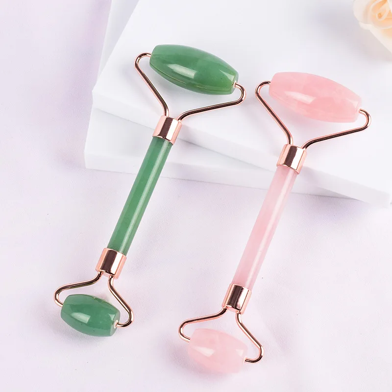 Honey Phoebe 2 in 1 jade roller lifting firming jade massage roller promote absorption face quartz roller custom logo, 2 colors
Honey Phoebe 2 in 1 jade roller lifting firming jade massage roller promote absorption face quartz roller custom logo, 2 colors