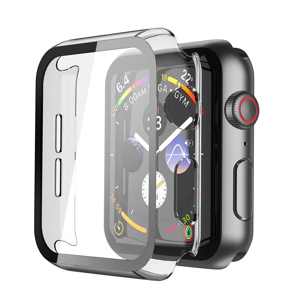 For Apple Watch Glass Case, Transparent hard protective shell 42mm SE tempered glass screen with case for iwatch
For Apple Watch Glass Case, Transparent hard protective shell 42mm SE tempered glass screen with case for iwatch