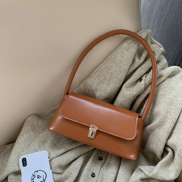 sac en main Fashion French Style Women Underarm Bag Pu Leather Metal Lock Hand Bag For Ladies
sac en main Fashion French Style Women Underarm Bag Pu Leather Metal Lock Hand Bag For Ladies