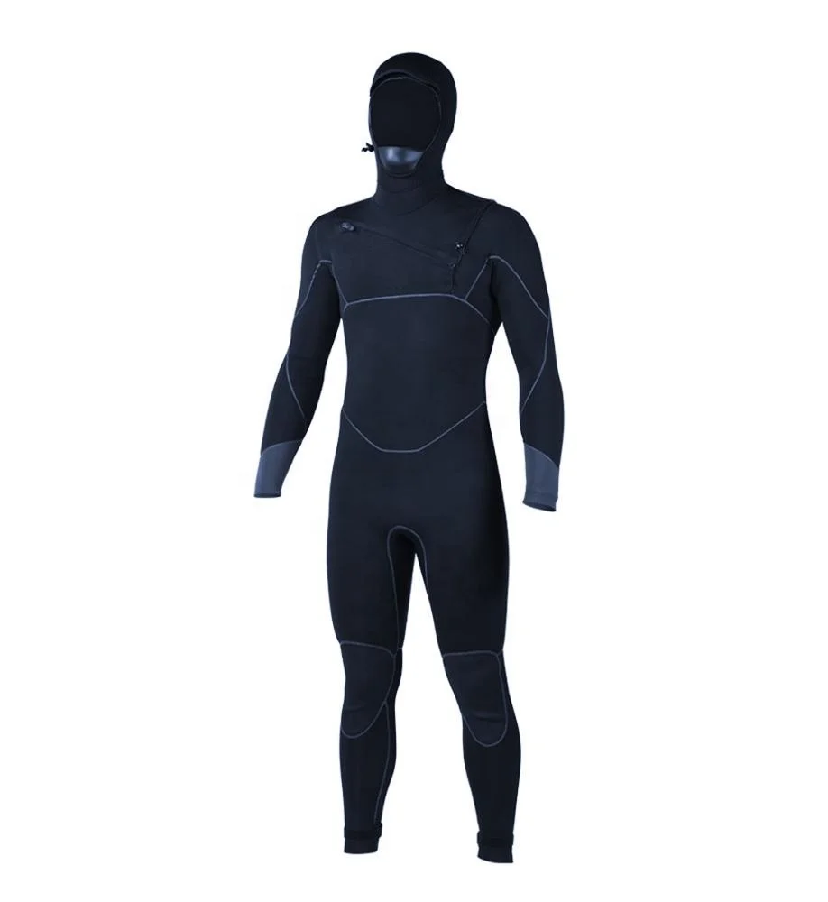 Neoprene Men 3/2 4/3 5/4mm Diving Suit Full Long Sleeve Chest Zip Keep Warm Hoodie Surfing Wetsuit, Black or customized
Neoprene Men 3/2 4/3 5/4mm Diving Suit Full Long Sleeve Chest Zip Keep Warm Hoodie Surfing Wetsuit, Black or customized